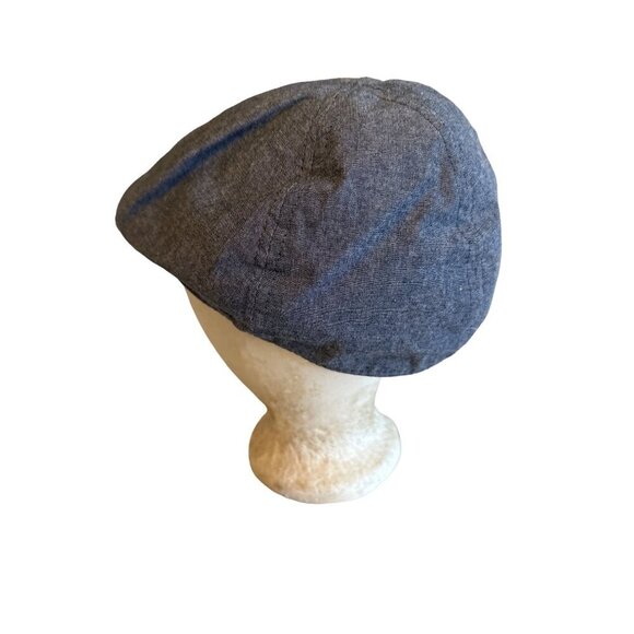 Urban Pipeline L/XL Mens Blue Newsboy Cap Cotton & Rayon Blend - Picture 2 of 5